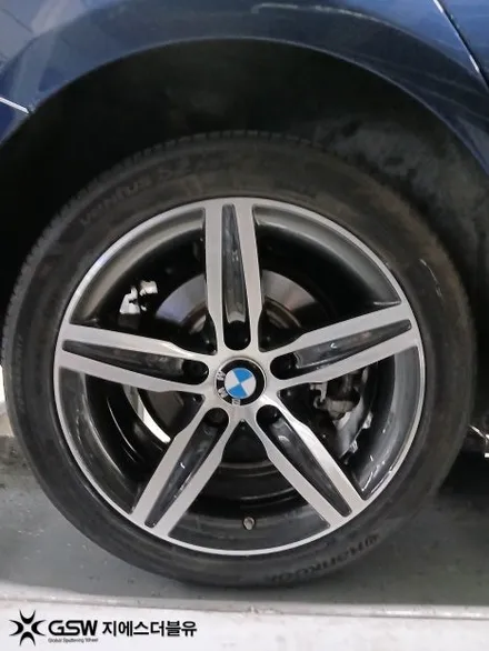 성남 BMW 118D 휠복원 다이아컷팅으로 다시 살아난 휠 / 성남시 시흥동