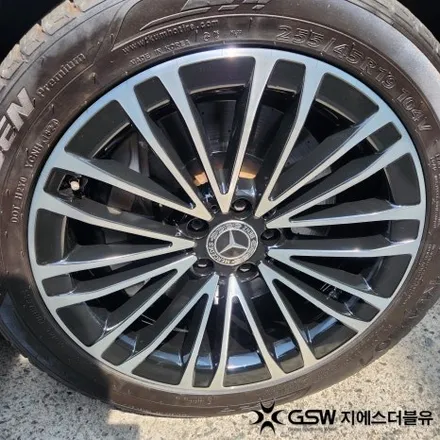 스크래치 휠, 판교에서 벤츠 S350D 19인치 복원 완료 / 성남시 시흥동