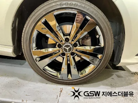 수원 벤츠 휠 도색 CLA 200D 18인치휠 블랙크롬 잘하는 업체 소개해 드립니다! / 성남시 시흥동