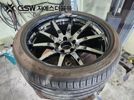 분당 휠도색 깔끔하게 잘하는 업체! 벤츠 AMG 20인치 컷팅휠에서 블랙크롬 휠도색 후기 / 성남시 시흥동
