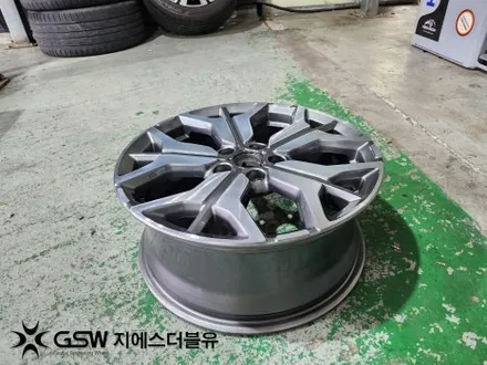 시흥 휠수리 셀토스 18인치휠 긁힘으로 인한 다이아컷팅 휠복원 작업 후기 / 성남시 시흥동