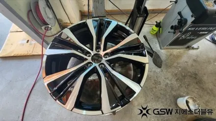 대구 휠복원 볼보 XC60 20인치휠 다이아컷팅 작업 후기 / 성남시 시흥동
