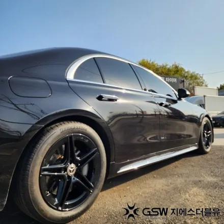 강남 → 판교 방문! 벤츠 S400D 블랙유광 휠도색 작업 스토리 / 성남시 시흥동