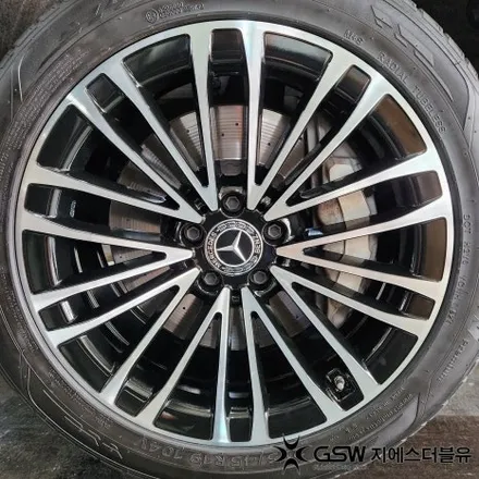 스크래치 휠, 판교에서 벤츠 S350D 19인치 복원 완료 / 성남시 시흥동
