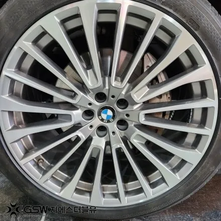 강남 BMW X7 22인치 휠복원 다이아컷팅 복원 후기｜판교 GSW 전문점 / 성남시 시흥동