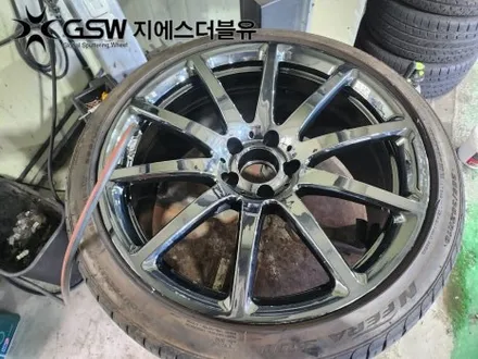 분당 휠도색 깔끔하게 잘하는 업체! 벤츠 AMG 20인치 컷팅휠에서 블랙크롬 휠도색 후기 / 성남시 시흥동