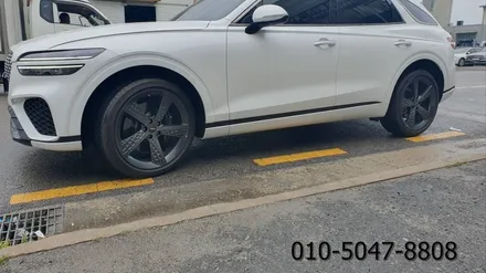 용인휠복원 제네시스 G70 20인치 상처로 인한 휠복원 후기 탁송 서비스 대품 장착 / 성남시 시흥동