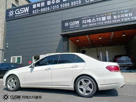 벤츠휠가격 E250 CDI 17인치 실버 스크래치 휠복원 작업 후기 / 성남시 시흥동