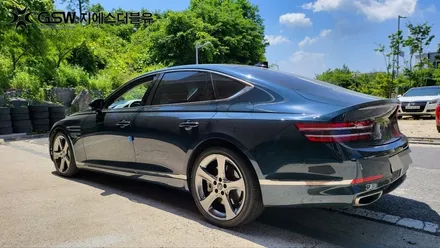 영통구휠복원 제네시스 G80 20인치휠 반광 스크래치 작업 후기 / 성남시 시흥동