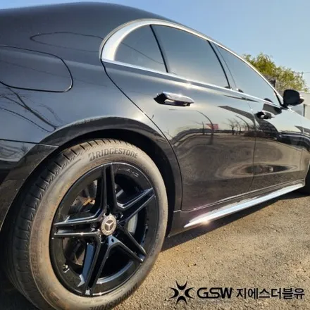 강남 → 판교 방문! 벤츠 S400D 블랙유광 휠도색 작업 스토리 / 성남시 시흥동