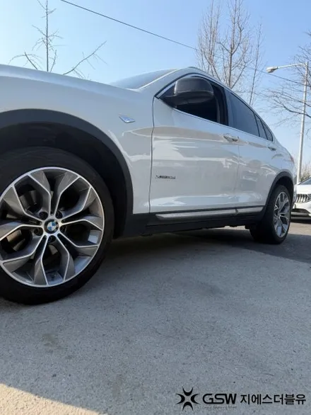 판교 BMW X4 휠복원 19인치 다이아컷팅 림손상 복원 후기 / 성남시 시흥동