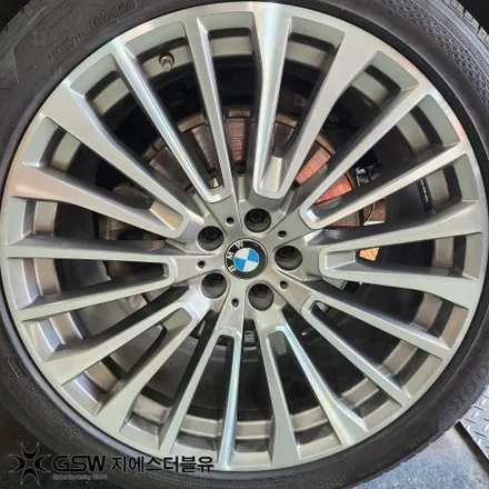 강남 BMW X7 22인치 휠복원 다이아컷팅 복원 후기｜판교 GSW 전문점 / 성남시 시흥동
