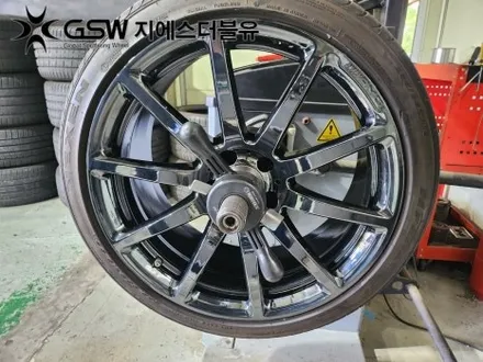 분당 휠도색 깔끔하게 잘하는 업체! 벤츠 AMG 20인치 컷팅휠에서 블랙크롬 휠도색 후기 / 성남시 시흥동