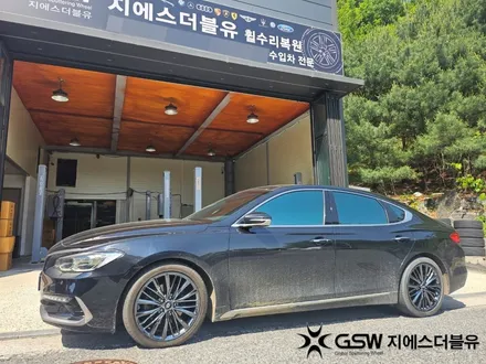 휠도색 그랜저 IG 19인치 블랙크롬 작업 후기 / 성남시 시흥동