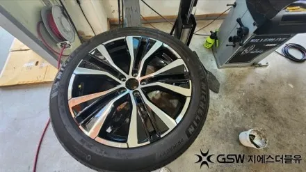 대구 휠복원 볼보 XC60 20인치휠 다이아컷팅 작업 후기 / 성남시 시흥동