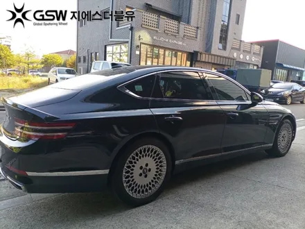 수원 제네시스 G80 19인치 휠복원 휠 스크래치 완벽복원! / 성남시 시흥동