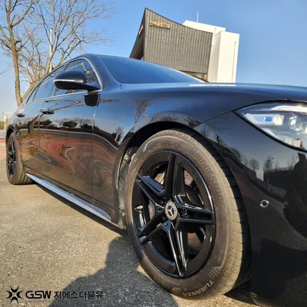 강남 → 판교 방문! 벤츠 S400D 블랙유광 휠도색 작업 스토리 / 성남시 시흥동