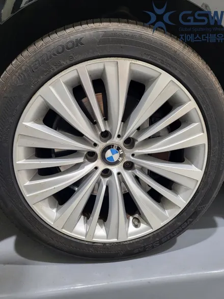 BMW GT 19인치 휠복원 다이아컷팅휠수리작업 지에스더블유수원점 / 성남시 시흥동