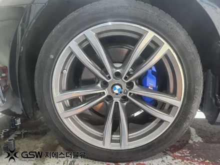 수원 BMW 740D 19인치 다이아컷팅 휠복원 작업 후기 / 성남시 시흥동