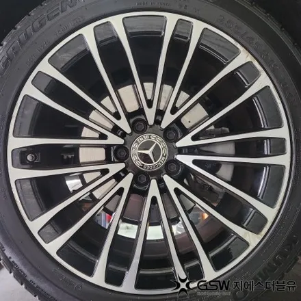 스크래치 휠, 판교에서 벤츠 S350D 19인치 복원 완료 / 성남시 시흥동