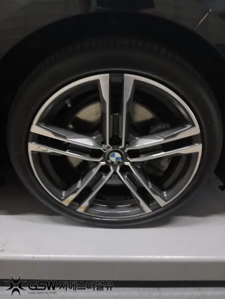 판교 수입차 휠복원 BMW 120i 18인치 휠 스크래치 해결 / 성남시 시흥동