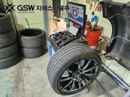 분당 휠도색 깔끔하게 잘하는 업체! 벤츠 AMG 20인치 컷팅휠에서 블랙크롬 휠도색 후기 / 성남시 시흥동