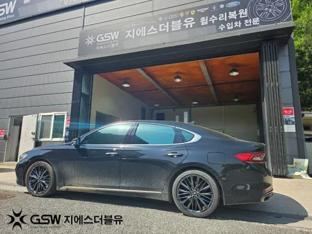 휠도색 그랜저 IG 19인치 블랙크롬 작업 후기 / 성남시 시흥동