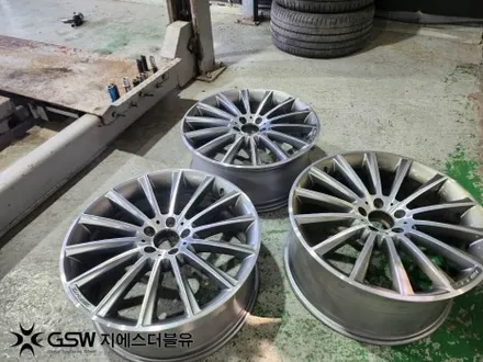 벤츠 휠복원 S450 20인치휠 수원 다이아컷팅 작업 후기 / 성남시 시흥동