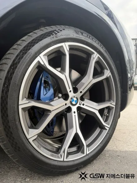 판교 수입차 휠복원 BMW X6 다이아컷팅 휠복원 작업 / 성남시 시흥동