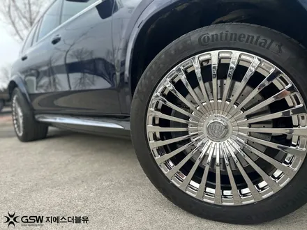 벤츠 GLS600 22인치 화이트 크롬 휠도색 판교 휠도색 전문 / 성남시 시흥동