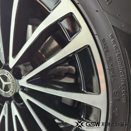 스크래치 휠, 판교에서 벤츠 S350D 19인치 복원 완료 / 성남시 시흥동