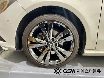 수원 벤츠 휠 도색 CLA 200D 18인치휠 블랙크롬 잘하는 업체 소개해 드립니다! / 성남시 시흥동