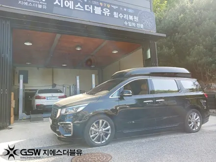 수원 휠도색 카니발 19인치휠 화이트 크롬 휠도색 작업 후기 / 성남시 시흥동