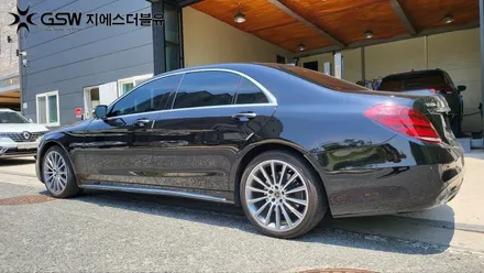 일산휠복원 벤츠 S560 20인치휠 다이아컷팅 잘하는 업체! 지에스 더블유! / 성남시 시흥동