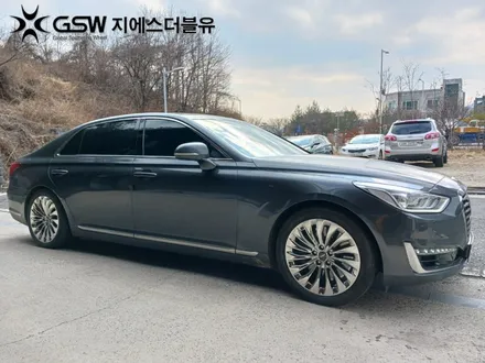 자동차휠도색 제네시스 EQ900 19인치휠 화이트 크롬 작업 후기 / 성남시 시흥동