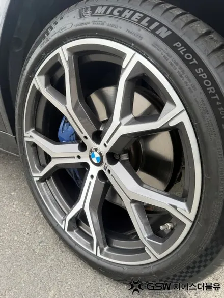 판교 수입차 휠복원 BMW X6 다이아컷팅 휠복원 작업 / 성남시 시흥동