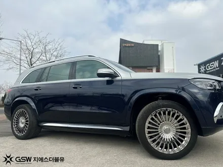벤츠 GLS600 22인치 화이트 크롬 휠도색 판교 휠도색 전문 / 성남시 시흥동