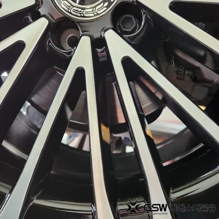 스크래치 휠, 판교에서 벤츠 S350D 19인치 복원 완료 / 성남시 시흥동