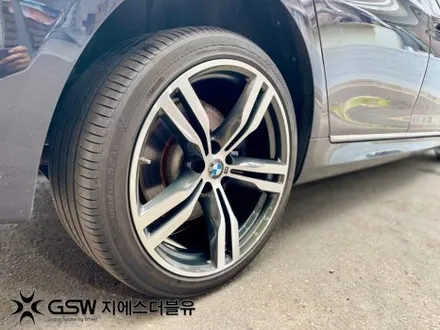 수원 BMW 휠복원 G바디 750LI 20인치 다이아컷팅휠복원 / 성남시 시흥동