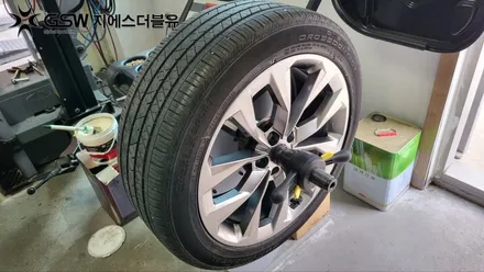 분당 쏘렌토 휠복원 MQ4 20인치휠 반광 스크래치 휠복원 작업 후기 / 성남시 시흥동