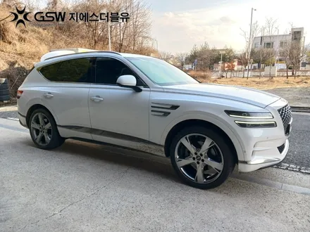 일산 제네시스 GV80 22인치휠 반광 스크래치 휠복원 작업 후기 / 성남시 시흥동