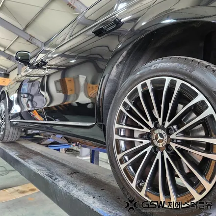 스크래치 휠, 판교에서 벤츠 S350D 19인치 복원 완료 / 성남시 시흥동