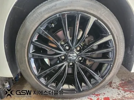 판교 스팅어 휠도색 18인치 컷팅휠에서 블랙유광 크롬 도색 후기입니다. / 성남시 시흥동
