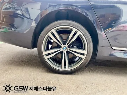 수원 BMW 휠복원 G바디 750LI 20인치 다이아컷팅휠복원 / 성남시 시흥동