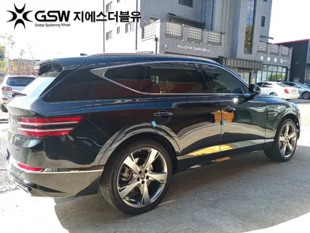 통탄 제네시스 휠복원 GV80 22인치휠 상처로 인한 스퍼터링 휠복원 작업 후기 / 성남시 시흥동