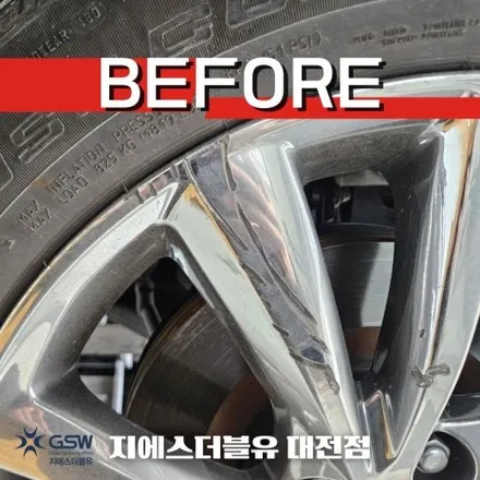 더뉴 카니발 19인치휠 화이트 크롬 용인 휠도색 / 성남시 시흥동