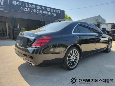 벤츠 휠복원 S450 20인치휠 수원 다이아컷팅 작업 후기 / 성남시 시흥동