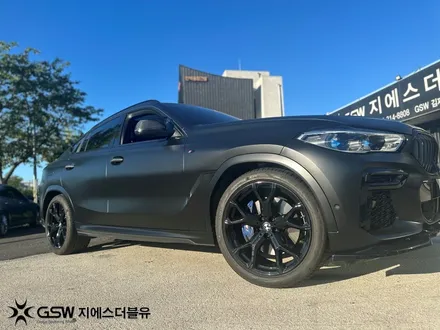 BMW X6 M40I 21인치휠 블랙유광 하남 휠도색 / 성남시 시흥동