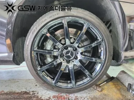 분당 휠도색 깔끔하게 잘하는 업체! 벤츠 AMG 20인치 컷팅휠에서 블랙크롬 휠도색 후기 / 성남시 시흥동