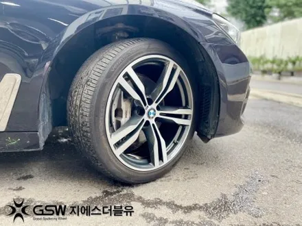 수원 BMW 휠복원 G바디 750LI 20인치 다이아컷팅휠복원 / 성남시 시흥동